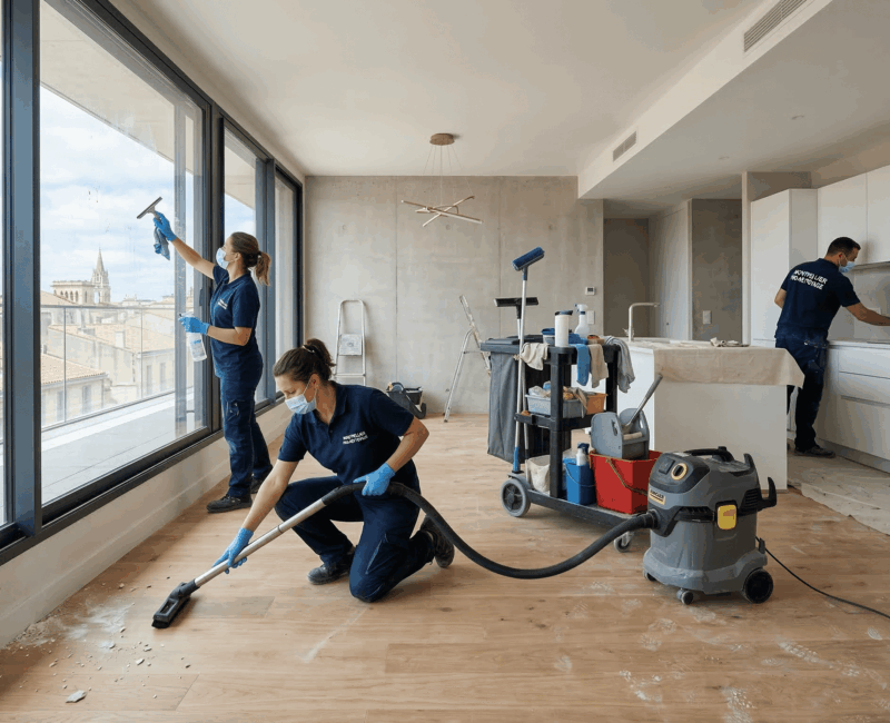 Nettoyage fin de chantier