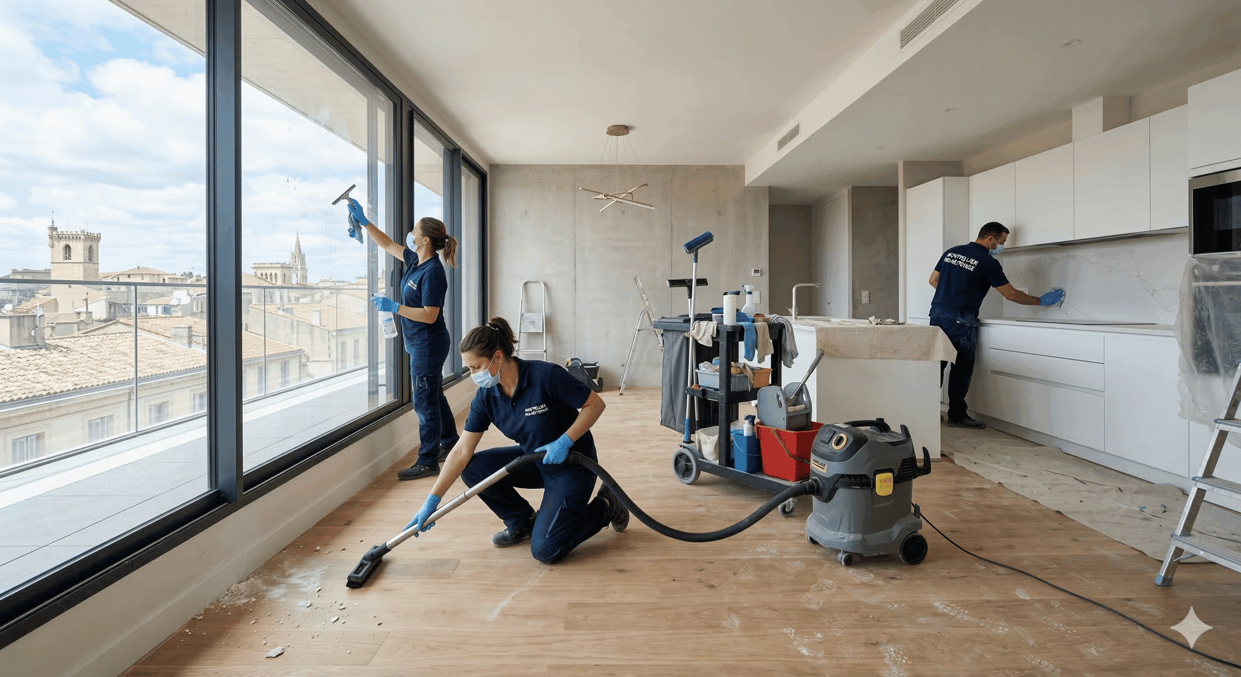 Nettoyage fin de chantier